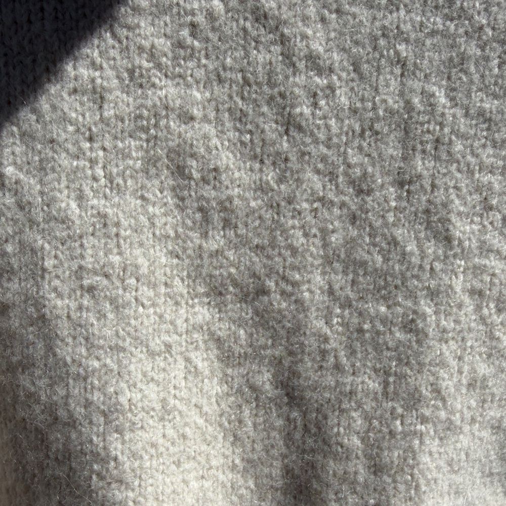 Everlane Cream Turtleneck Merino Wool Blend Sweater Size: M - Picture 5 of 9